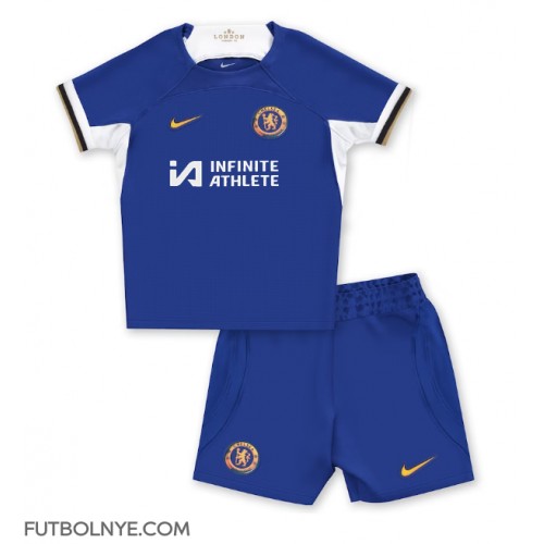 Camiseta Chelsea Primera Equipación para niños 2023-24 manga corta (+ pantalones cortos)